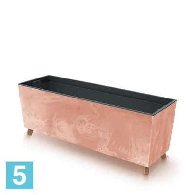 Кашпо Prosperplast URBI CASE BETON EFFECT N, терракотовое 77-l, 23,5-w, 30-h