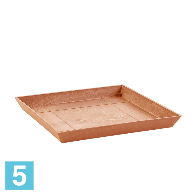 Поддон Ecopots Rotterdam, терракотовый 43-l, 43-w, 4-h
