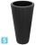 Кашпо с автополивом Prosperplast MATUBA SLIM, антрацит 40-d, 78-h