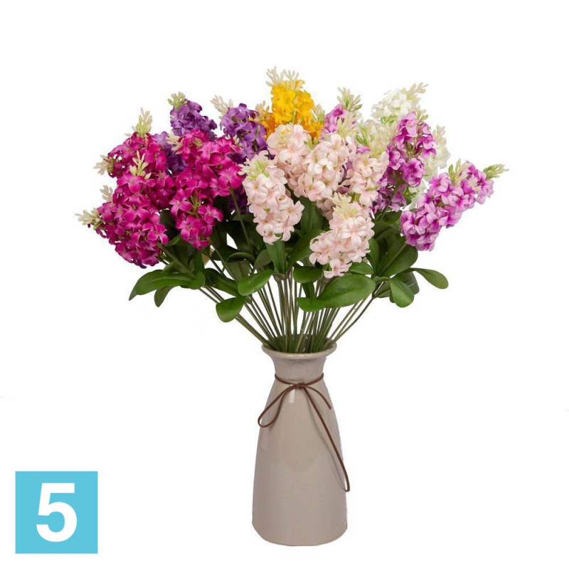 Букет Гиацинта*7 искусственный Alseed, h-38 см.