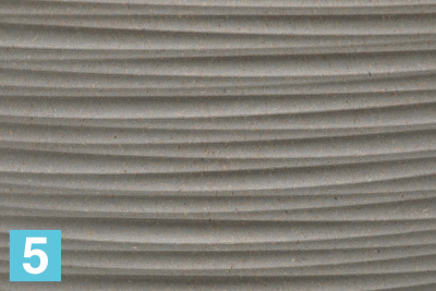 Кашпо Lamela Lilia Eco Dluto, серое 30-d, 57-h