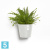 Кашпо с автополивом Ecopots Amsterdam, светло-серое 20-d, 18-h Кашпо с автополивом Ecopots Amsterdam, светло-серое 20-d, 18-h