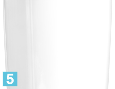 Кашпо с автополивом TREEZ Effectory Gloss Высокий конус Design, белый глянцевый лак 34-d, 117-h в #REGION_NAME_DECLINE_PP#