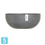 Подвесное кашпо Ecopots Sofia, серое 43-l, 25-w, 18-h