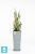Высокое кашпо Ecopots Rotterdam-H, серо-голубое 32-l, 32-w, 70-h