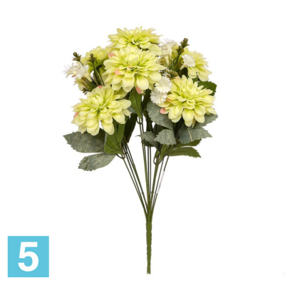 Букет хризантем*13 искусственный Alseed, h-49 см., микс