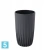 Кашпо Lamela Mira Eco Recycled, антрацит 30-d, 51,5-h
