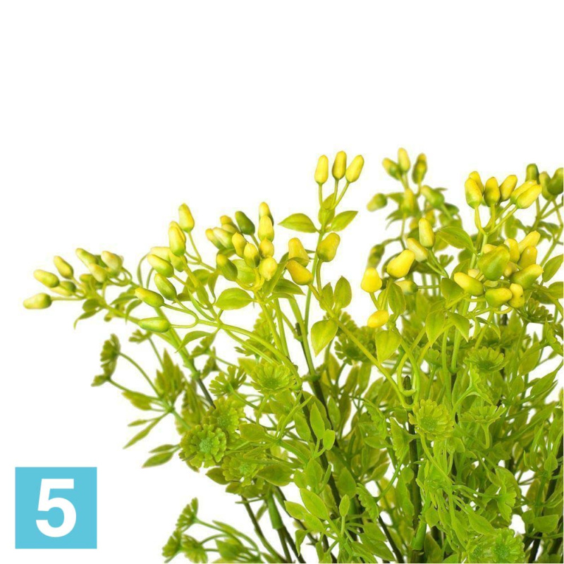 Куст гипсофилы с бутоном искусственный искусственный Alseed, микс, h-40  см.