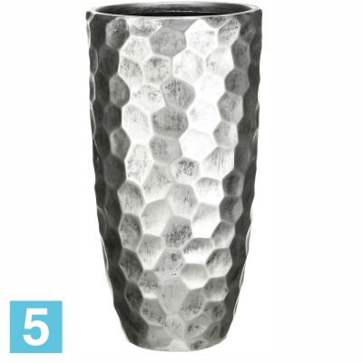 Кашпо IDEALIST Мозаик ваза, серебро 31,5-d, 61-h в Москве