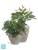 Кашпо TREEZ Effectory Moho Высокий Design-конус, белый песок 66-d, 85-h