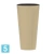 Высокое кашпо Prosperplast TUBUS SLIM SHINE, кофе 40-d, 76-h