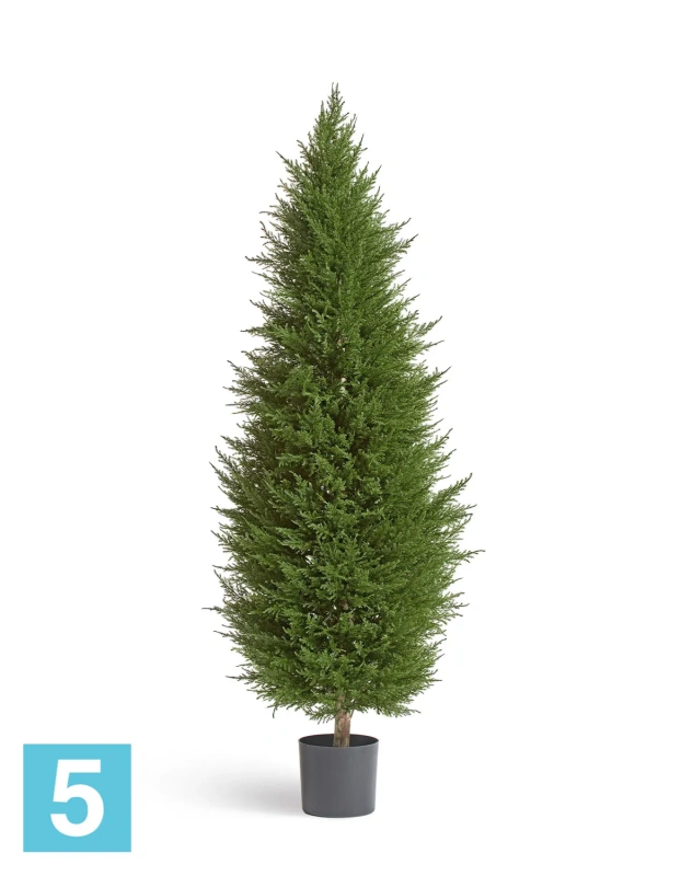 Кипарис Тауэр Элегант искусственный TREEZ Collection уличный 120h (крона 50-d, 100-h)