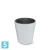 Кашпо Prosperplast MILLY конус, белое 29,9-d, 31,1-h