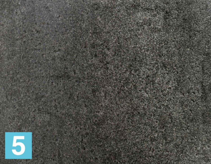 Кашпо с автополивом TREEZ Effectory Stone Giant Высокий конус, тёмно-серый камень 45-d, 120-h