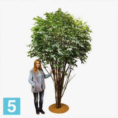 Фикус искусственный Alseed, h-300 см., латекс, d-кроны-180 см. на основании