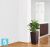 Кашпо с автополивом Lechuza Cubico Cottage, черное графит 30-l, 30-w, 56-h