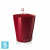 Lechuza Mini Deltini кашпо, красное 10-l, 10-w, 13-h