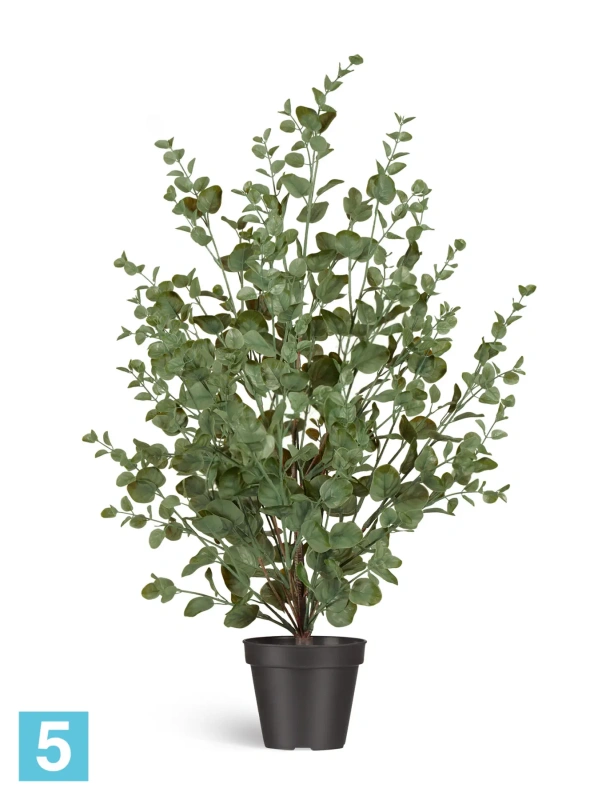 Искусственный Эвкалипт TREEZ Collection припылённо-зеленый куст 92h