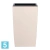 Высокое кашпо Prosperplast COUBI SQUARE HIGH, кремовое 29-l, 29-w, 53-h