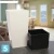 Кашпо с автополивом Prosperplast URBI SQUARE, белое 40-l, 40-w, 75-h