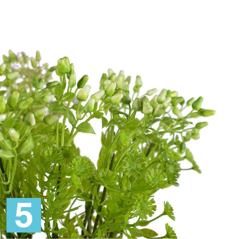 Куст гипсофилы с бутоном искусственный искусственный Alseed, микс, h-40  см.