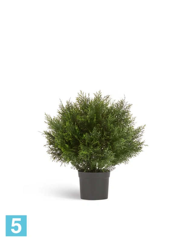Туя искусственная TREEZ Collection Брабант пушистая шаровидная уличная 60h