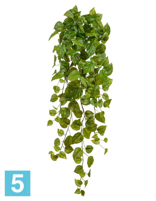 Потос Ауреум искусственный TREEZ Collection ампельный h-80