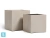 Кашпо TREEZ Effectory Beton Куб, белый песок 60-l, 60-w, 60-h