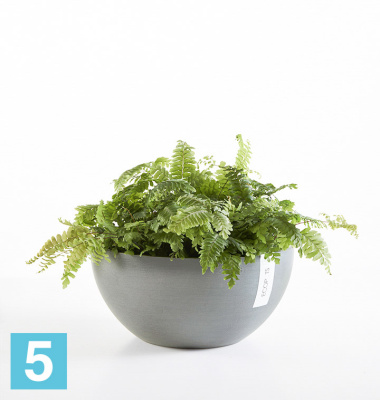 Подвесное кашпо Ecopots Brussels, серое 27-d, 13-h в #REGION_NAME_DECLINE_PP#