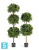 Лавр шар тройной искусственный TREEZ Collection 180h