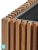 Кашпо TREEZ Effectory Timberline Высокий дивайдер, тёмное дерево 86-l, 33-w, 90-h