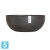 Подвесное кашпо Ecopots Sofia, антрацит 43-l, 25-w, 18-h
