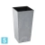 Кашпо с автополивом Lamela Finezja Eco Recycled Beton, серый бетон 40-l, 40-w, 75,3-h