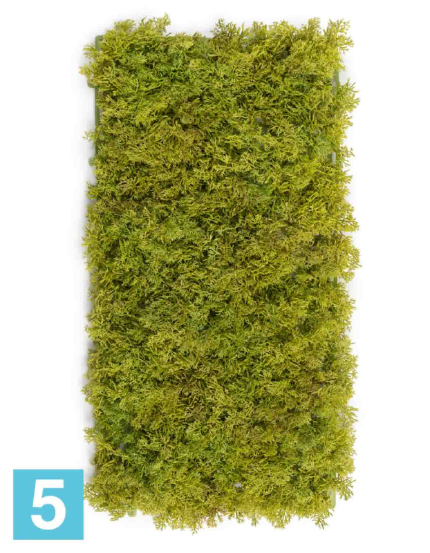 Мох Ягель светло-зелёный микс (коврик) искусственный TREEZ Collection 50h