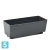 Кашпо на ножках Lamela Saga Eco Recycled, антрацит 37,5-l, 17-w, 14-h