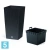 Кашпо Prosperplast RATO SQUARE, антрацит 27-l, 27-w, 50-h