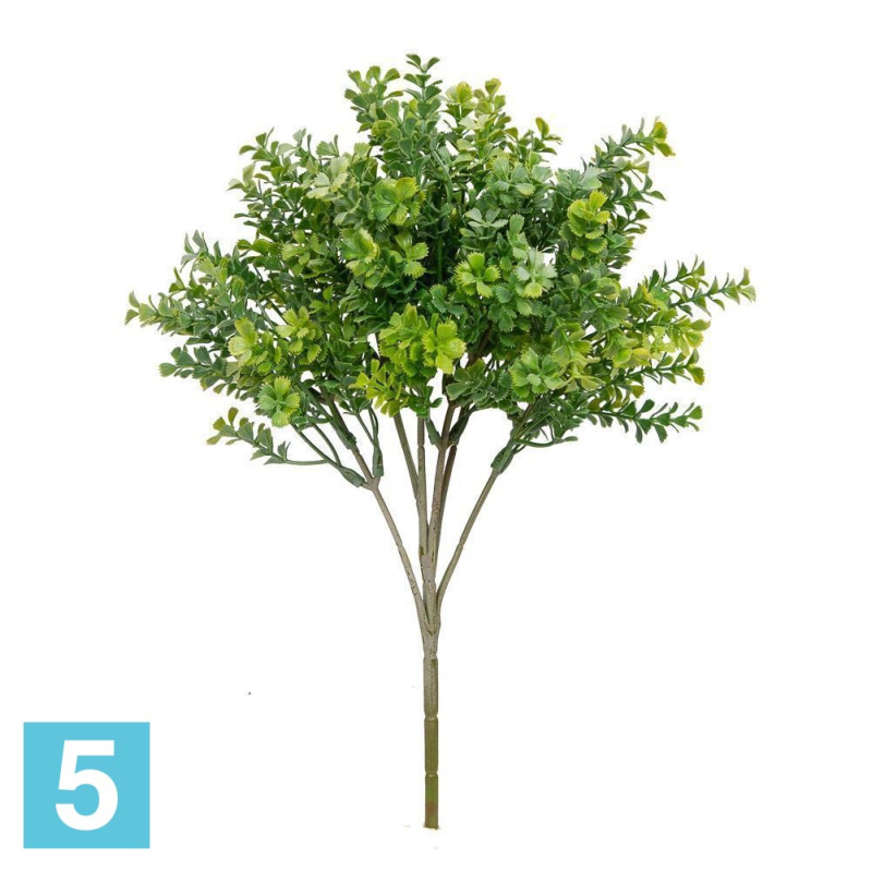 Самшит цветущий куст *6ч искусственный Alseed, h-30 см., микс