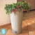 Высокое кашпо Prosperplast RATO TUBUS, мокко 40-d, 76-h