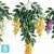 Искусственная ветка вистерии цветущей сиреневый TREEZ Collection