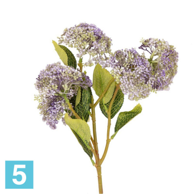 Ветка цветущая искусственная Alseed, h-53 см., микс