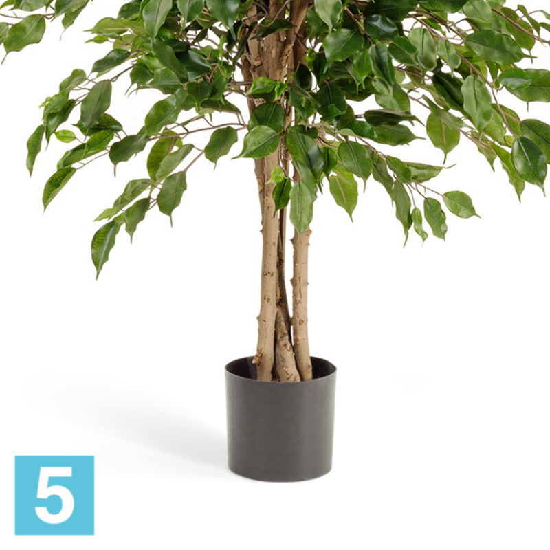 Фикус искусственный TREEZ Collection Бенджамина "Натуральный" 150h