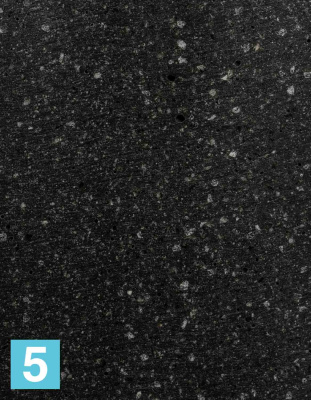 Кашпо TREEZ Effectory Quartz Высокий конус, чёрный кварц 46-d, 90-h