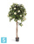 Камелия на штамбе искусственная TREEZ Collection кремовая 160h