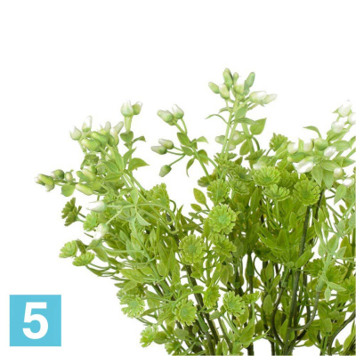 Куст гипсофилы с бутоном искусственный искусственный Alseed, микс, h-40  см.