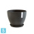 Напольное кашпо Ecopots Antwerp, антрацит 40-d, 30-h Напольное кашпо Ecopots Antwerp, антрацит 40-d, 30-h