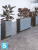 Кашпо Otium linea, антрацит l-100 w-38 h-75 см