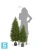 Кипарис Тауэр Элегант искусственный TREEZ Collection уличный 90h (крона 40-d, 80-h)