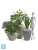 Кашпо TREEZ Effectory Moho Высокий Design-конус, белый песок 66-d, 85-h