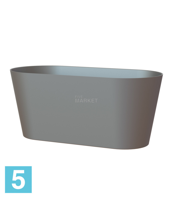 Настольное кашпо Artevasi Porto Plant Box, антрацит 30-l, 14-w, 13-h