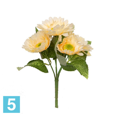 Букет гербер*5г искусственный Alseed, h-26 см., микс